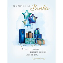 Piccadilly Greetings Birthday Card Special Brother - 8 x 6 inches