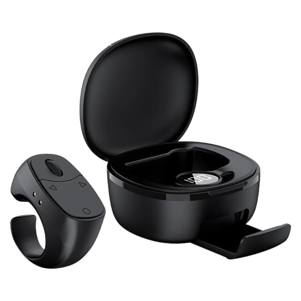 Remote Control Page Turner Nonslip Stand Shutter Remote For Tablets And Cameras Reading Video Selfie Travel Black 9382693256911