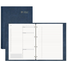 EMSHOI A4 Notebook Undated Daily Planner - 21.6 x 28 cm To Do List Notebook, 240 Refi