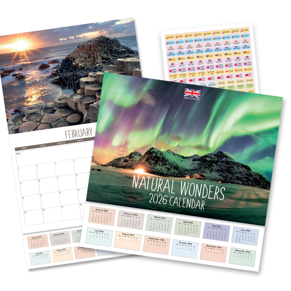 Calendar 2026 UK Natural Wonders 2026 Calendar uk.