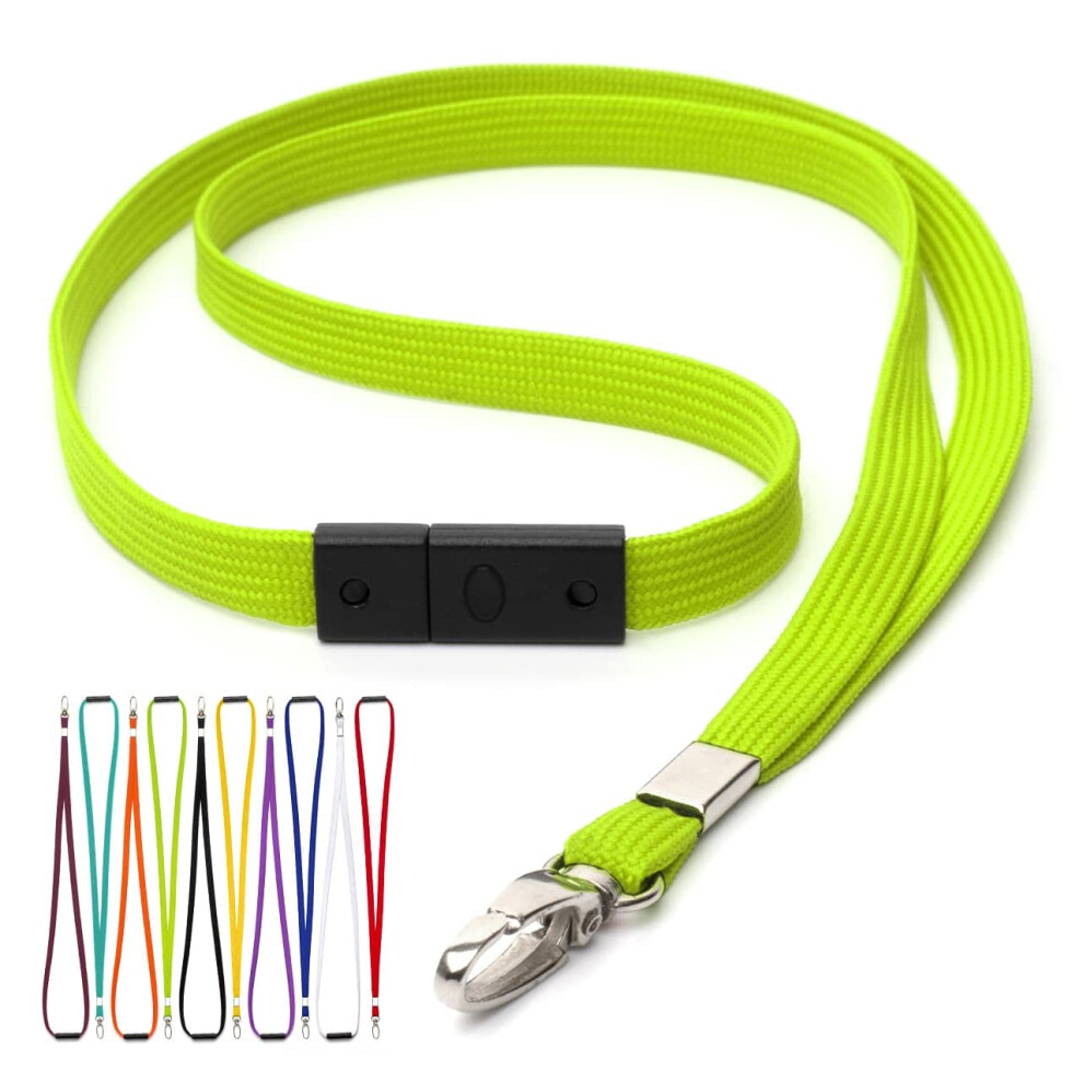 Pilot Ckb Ltd Breakaway Safety Lanyard Neck Strap Swivel Metal Clip For Id Card Holder With