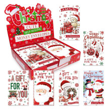A&D Cute Christmas Self Sealing Money Wallet Gift Voucher Envelopes Pack of 6