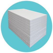 Triplast Expanded Polystyrene Foam Sheets EPS 70 (144 Sheets, 600 x 400 x 25mm Each)