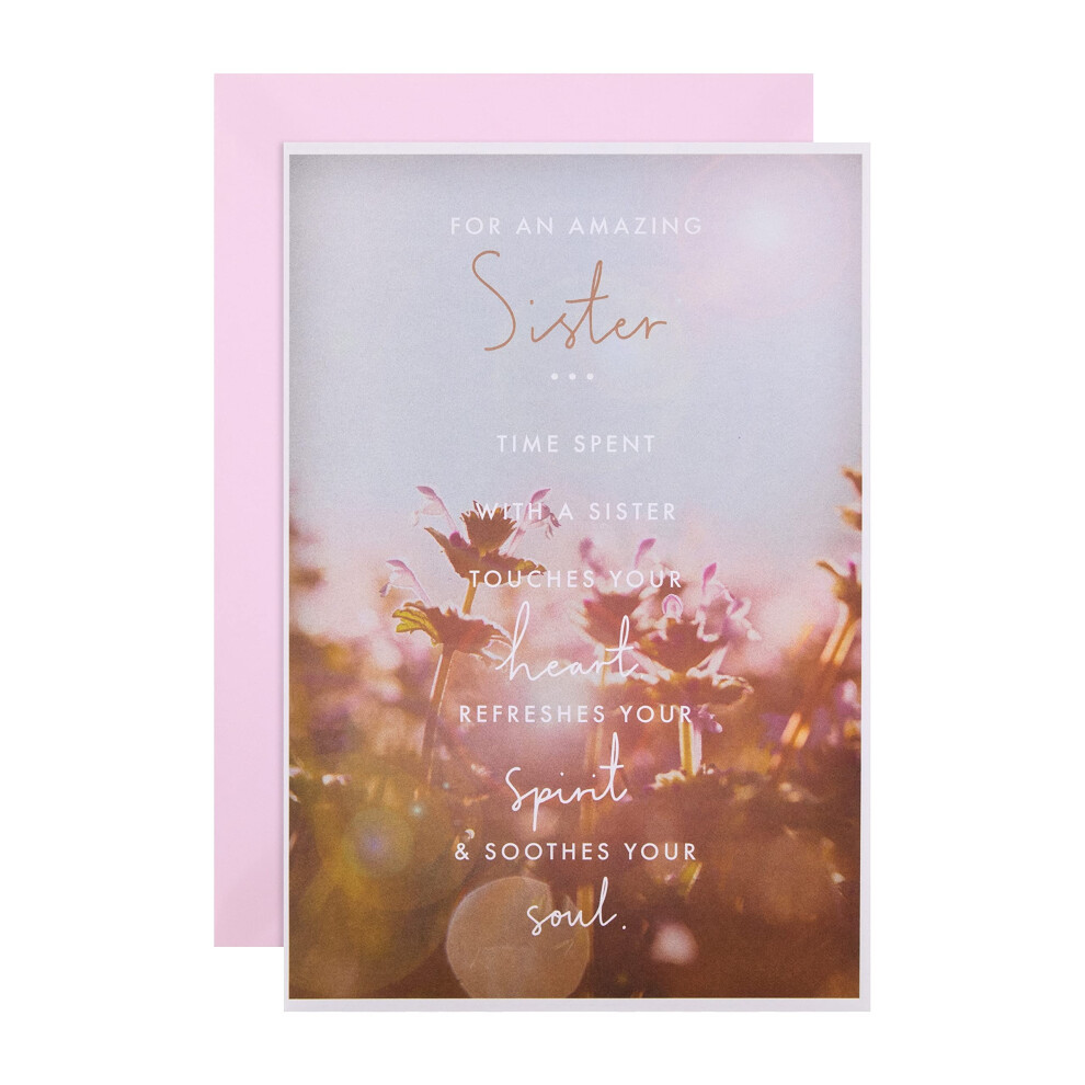 Uni-Ball Hallmark Birthday Card For Sister - Contemporary Photographic Design