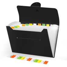 Brencco File Organiser, 13 Pockets Expanding File Folder, Document Organiser, Folders