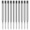 10 Pieces Pen Refills,Ballpoint Pen Refills,Replaceable Refill Compatible with Smooth 1