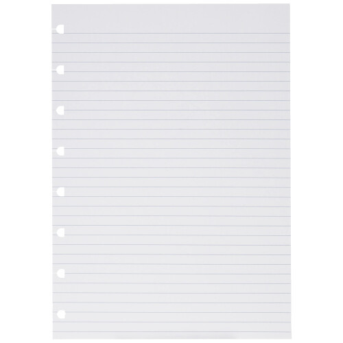 Filofax A5 Ruled Notes for Refillable Notebook - White, 152008 1