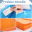 A4 Plastic Wallet, 6pcs Plastic File Folder Popper 3
