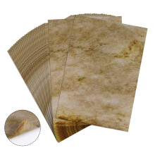 ABSOFINE Vintage Old Paper 25 Sheets Writing Paper DIN A4 Parchment Paper for Printin
