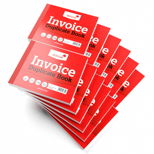 Wrendale Silvine Duplicate Invoice Book - Numbered 1-100 with index sheet (102 x 127mm) [Pack