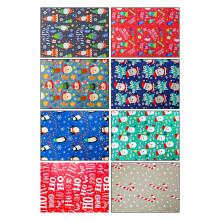 ZOPPER 8 X Christmas Wrapping Paper Sheets Assorte