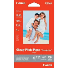 Canon GP-501 Glossy Photo Paper 4x6"/10x15cm (100 Sheets) - Ideal for Photo Printing,