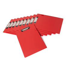 Morgan's Direct - A4 Red Clipboard with Pen Loop & Retractable Hanging Clip – Heavy D