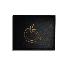 ARCUS PU Leather Disabled Blue Badge Timer Wallet Holder - Hologram Safe - Disability