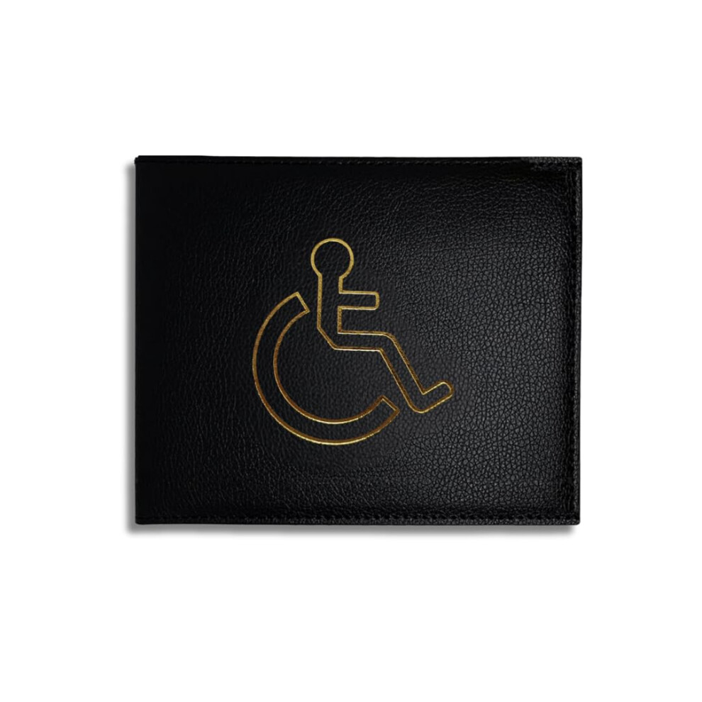 Scotch Arcus Pu Leather Disabled Badge Timer Wallet Holder - Hologram Safe - Disability Blue