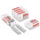 Uni-Ball ALSISK 26/6 Standard Staples,1000 pcs Per Box,6 Boxes in Pack (6000pcs Total), Silver 1