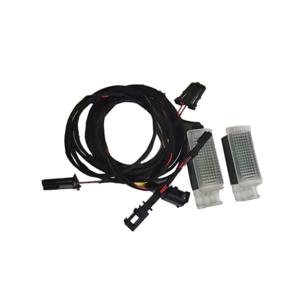 1Set Car Led Footwell Foot Lamp With Cable Wire Harness For 3G B8 7 Mk7 2017 5Gg947409 Light 6032784163927