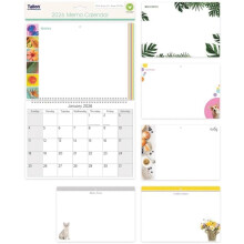 PaulStore 2026 Monthly Memo Board Wall Calendar Fa