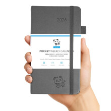 Pocket Diary 2026 by YihurKis - 2026 Weekly Planner A6 Silm Size 3.5'' x 6'',2026 Sma