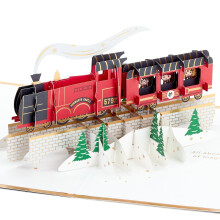 Hallmark Christmas Card, Harry Potter Christmas Card, 3D & Pop Up Card, Hogwarts Expr