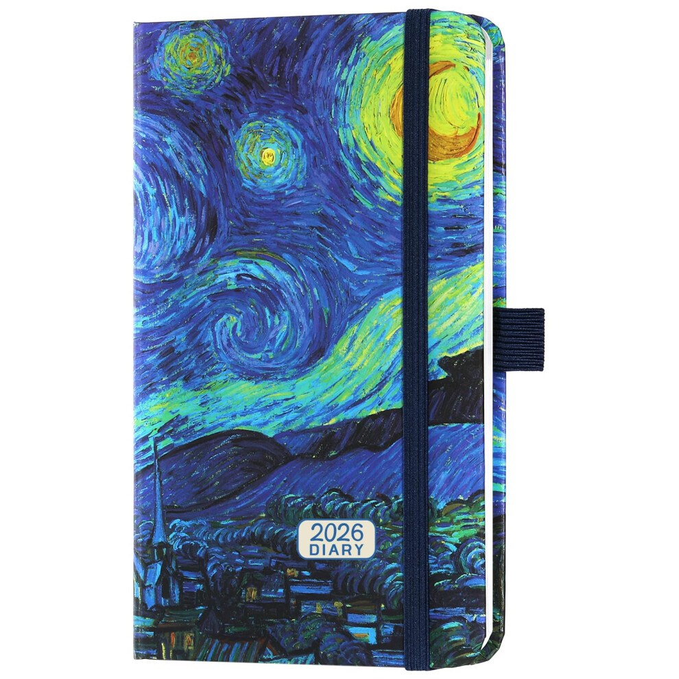 Fellowes Pocket Diary 2026 - Diary 2026 Week To View, A6 Diary, January 2026 To December 2026,