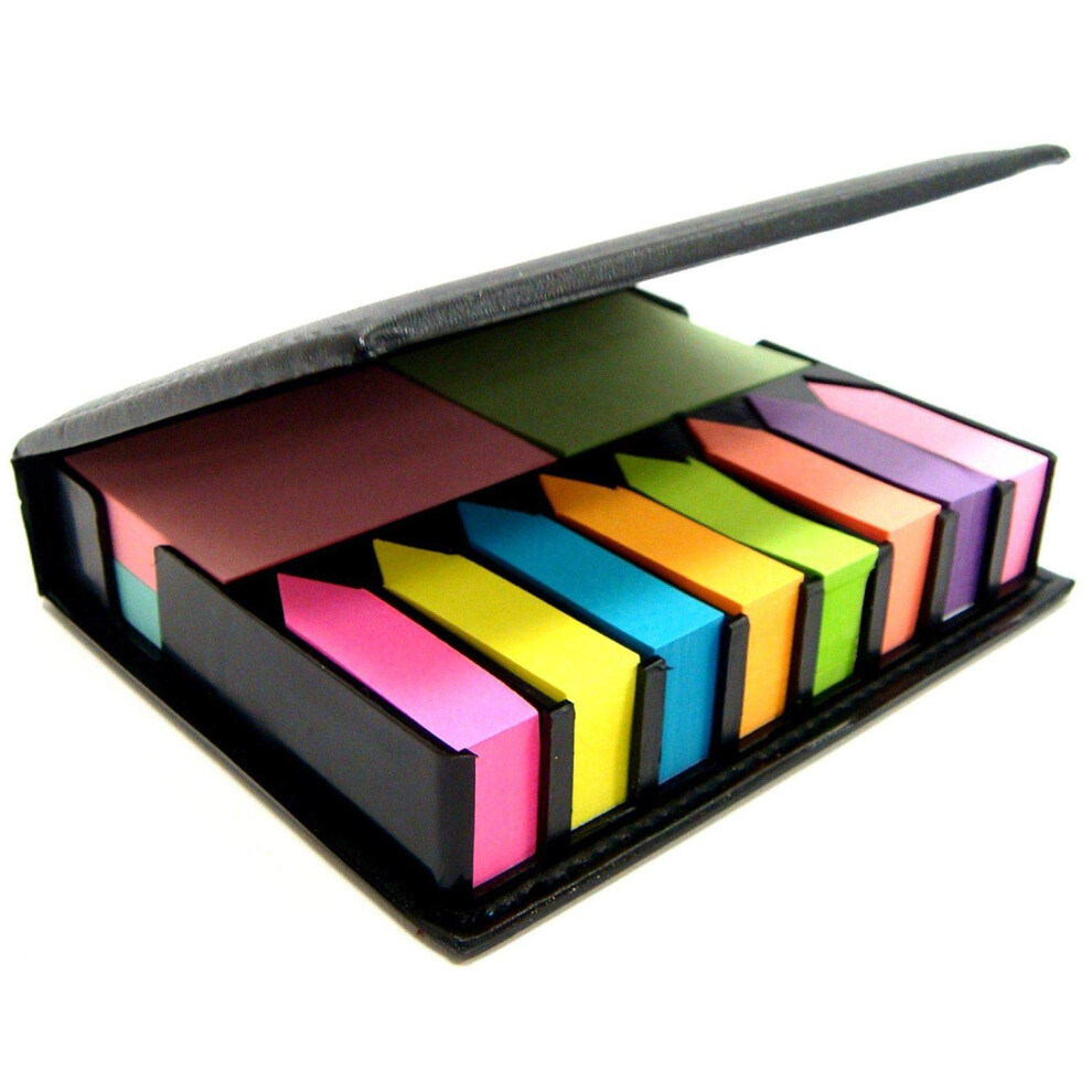 Brother 1500Pcs Sticky Notes Set Memo Desktop Organiser Holder Index Tab Post Arrow Bookmark