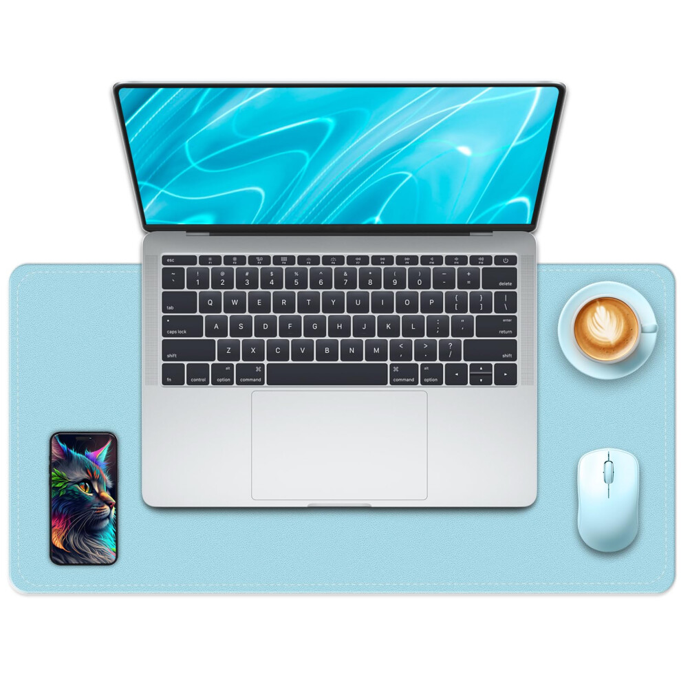 Meteorock Non-Slip Desk Pad, Pu Leather Desk Mat With Suede, Laptop Mat For Desk, 60 15730435