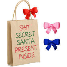 Christmas Xmas Gift Bag With Handle Sh*t Secret Sa