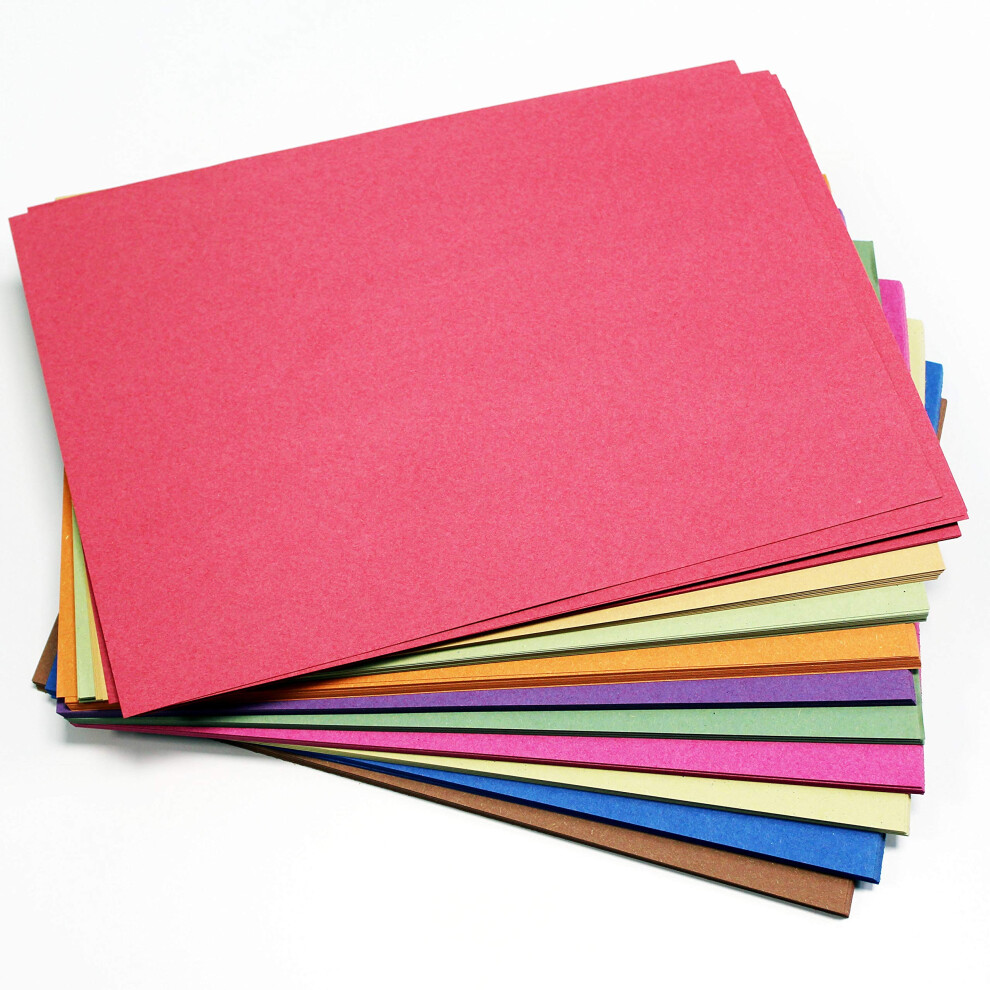 Staedtler A2 Recycled Sugar Paper Bright Colours 20 Large Sheets In 10 Assorted Colours, Great