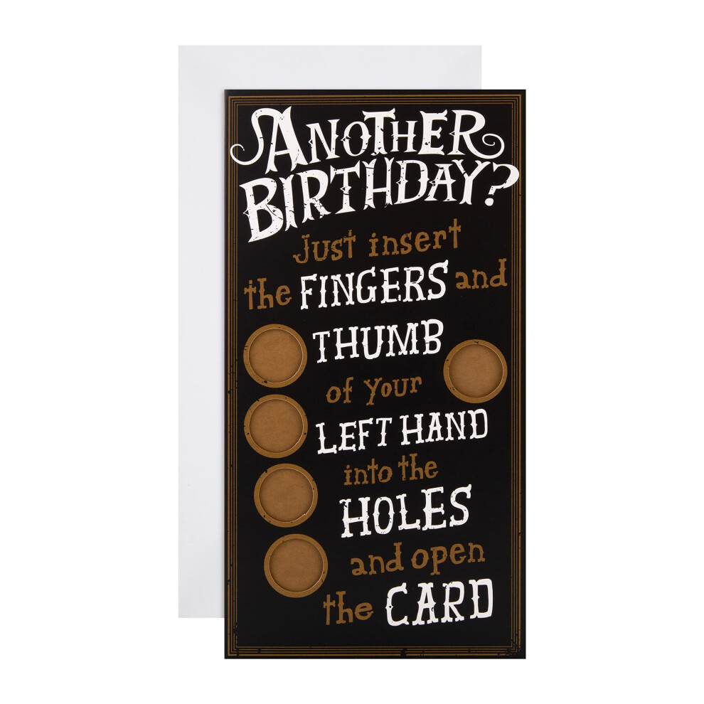 Pentel Hallmark Funny Birthday Card, Pint Of Beer Design, For Him, Black