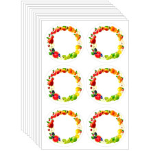 Jam Labels for Jars Easy Peel Off 72 Pcs Self Adhesive Jam Jar Labels,Waterproof Food