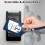Teskyer 2 Pack Double Sided Clear Badge Holders - 4