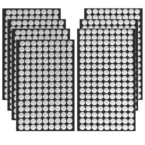 Self Adhesive Dots Sticky Back Hook Loop Dots No Residue Double Sided Sticky Dots for