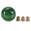 Marble Style Round  Gear Shift Knob Acrylic Shifter Knobs Stick Shift Knobs with 3 Adapter for Manual Car Dark Green 1