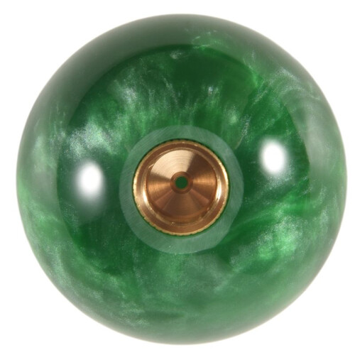 Marble Style Round  Gear Shift Knob Acrylic Shifter Knobs Stick Shift Knobs with 3 Adapter for Manual Car Dark Green 2