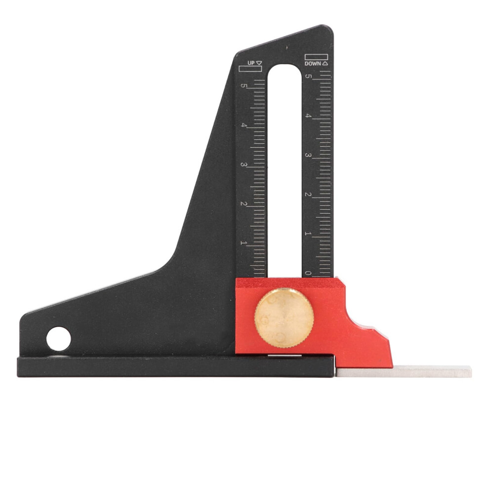 Woodworking Height Gauge Aluminum Alloy Precision Depth Measuring Tool For Table Saw 9187378105344
