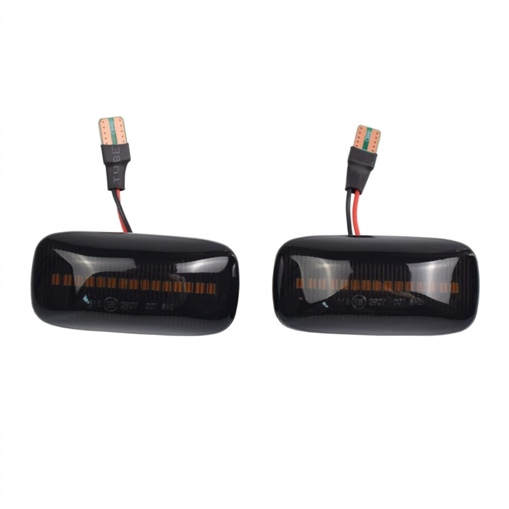 Turn Signal Side Mirror Sequential Blinker Water Flow Indicator Serena Mk2 C24 19992005 Smoked Light 9347817420401