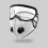 Dust Mask with Goggles and Active Carbon Filter for Woodworking Cycling Construction Light Blue 4