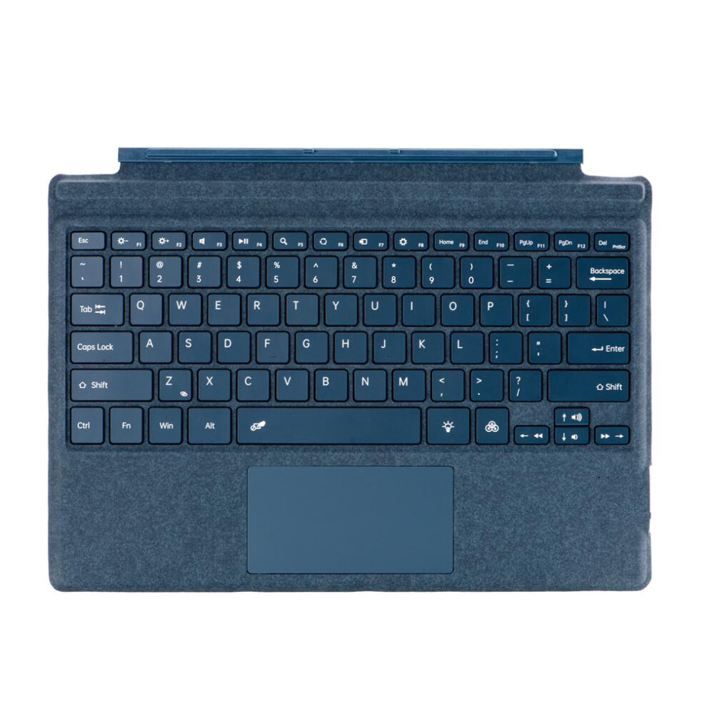 Type Cover Backlit Tooth Keyboard With Precision Touchpad For Surface Pro 37+ Blue 9199774991186