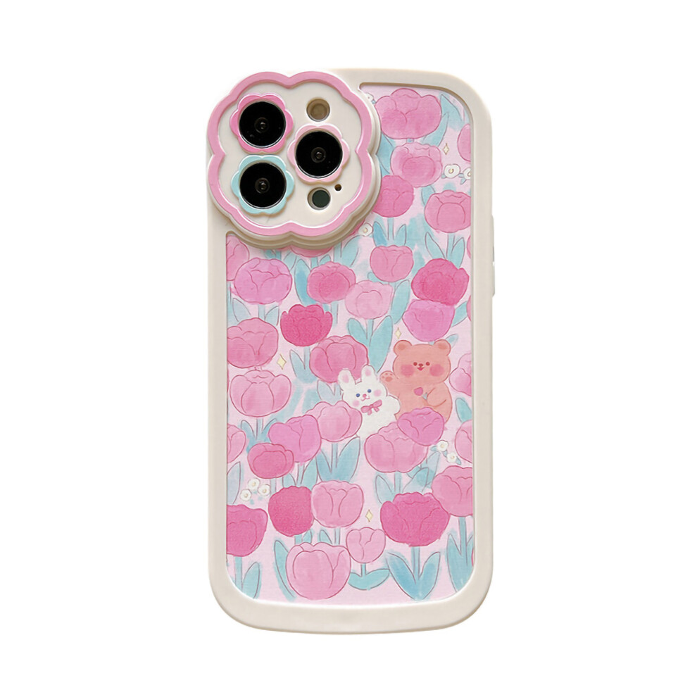 High Quality Liquid Silicone Kawaii Case, Compatible Shockproof Protective Cover For Iphone, Cute Cartoon Sweat-Proof Fingerprint-Proof For Women Girl 9012494478525