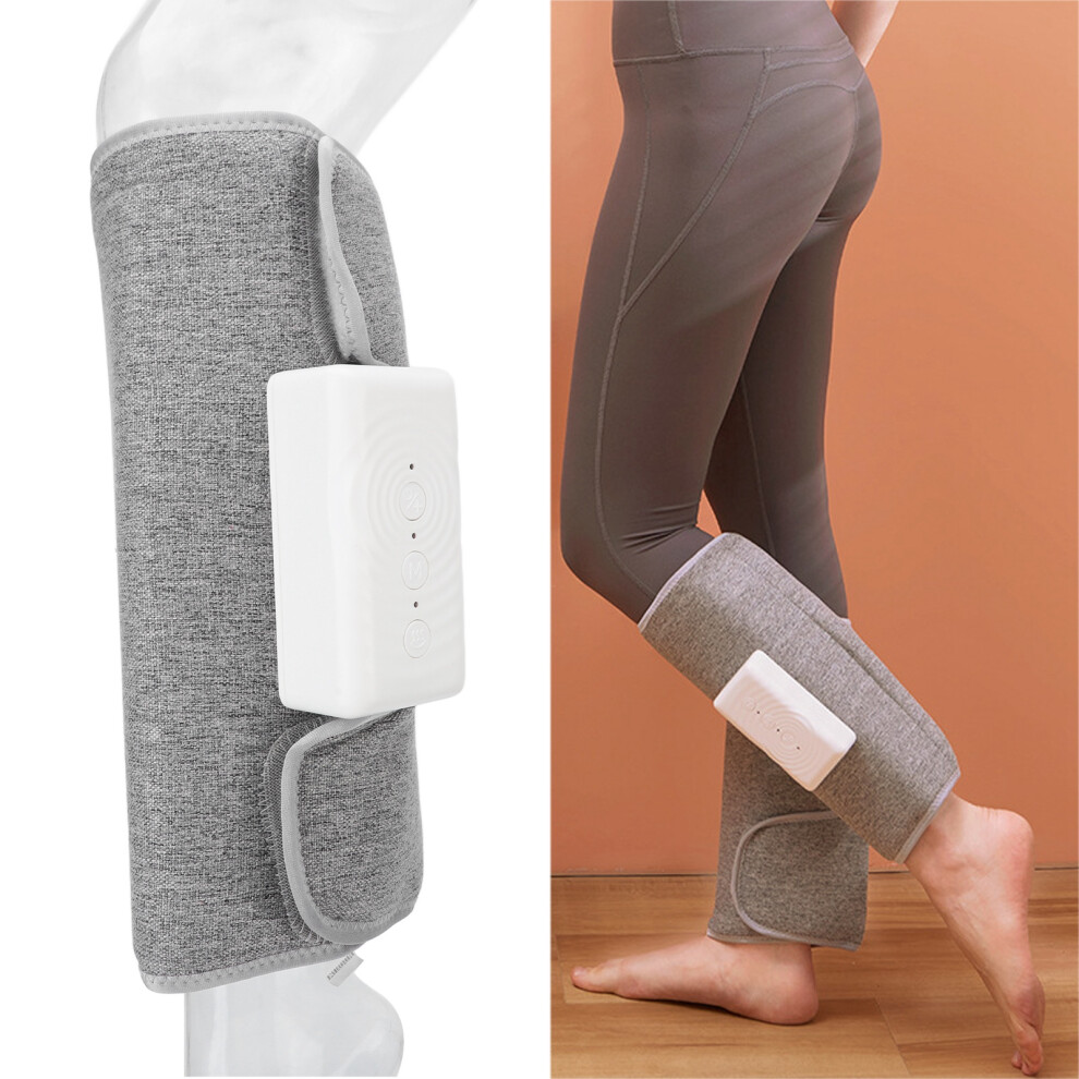 Rechargeable Fully Wrapped Leg Massager with Heat & Pressure, 1200mAh