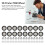 Durable 48PCS POM 3D Printer Pulley Set with Enhanced Stability 8