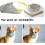 Muzzle for Small Dog Reusable Dog Mouth Cover Adjustable Muzzle Gray For Biting Chewing Licking Prevention 2