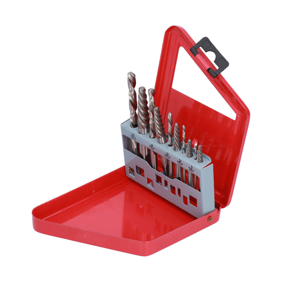 Schraubenausdreher-Bohrer-Set, linkshändig,