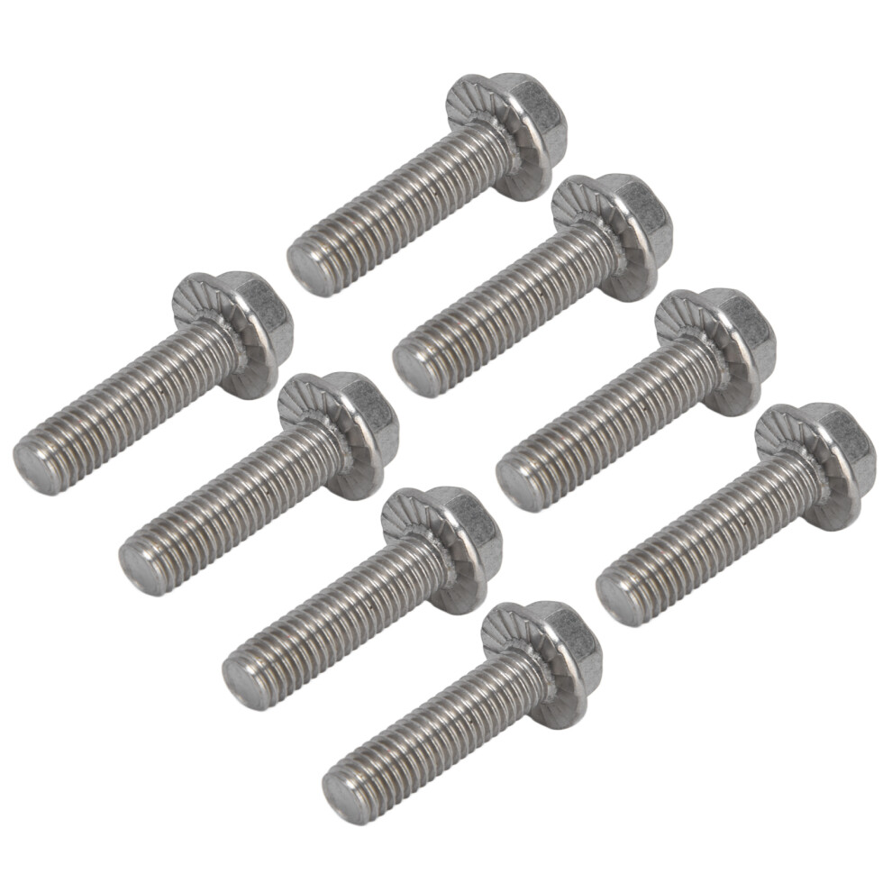 20Pcs M10x1.5 A2â70 Stainless Steel Flanged Hex Bolts With Gasket 3561376995330