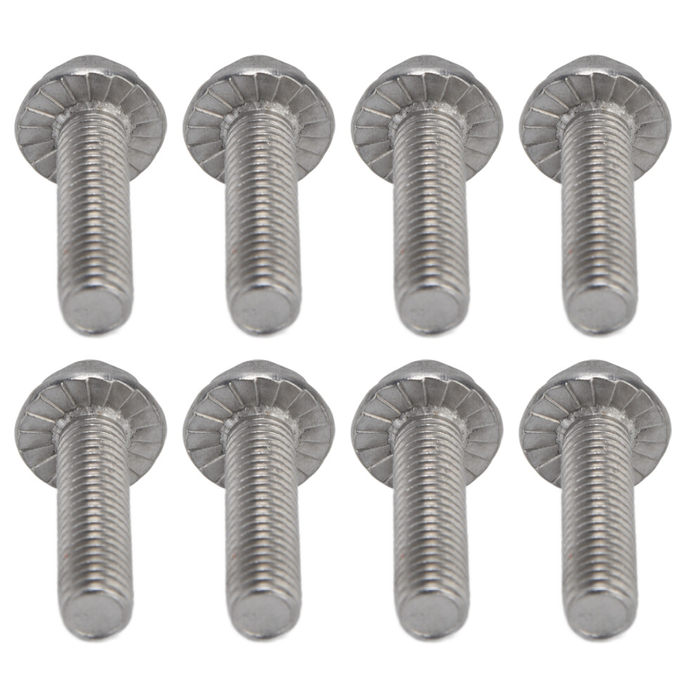 20Pcs M10x1.5 A2-70 Stainless Steel Flanged Hex Head Bolts 9431377004086