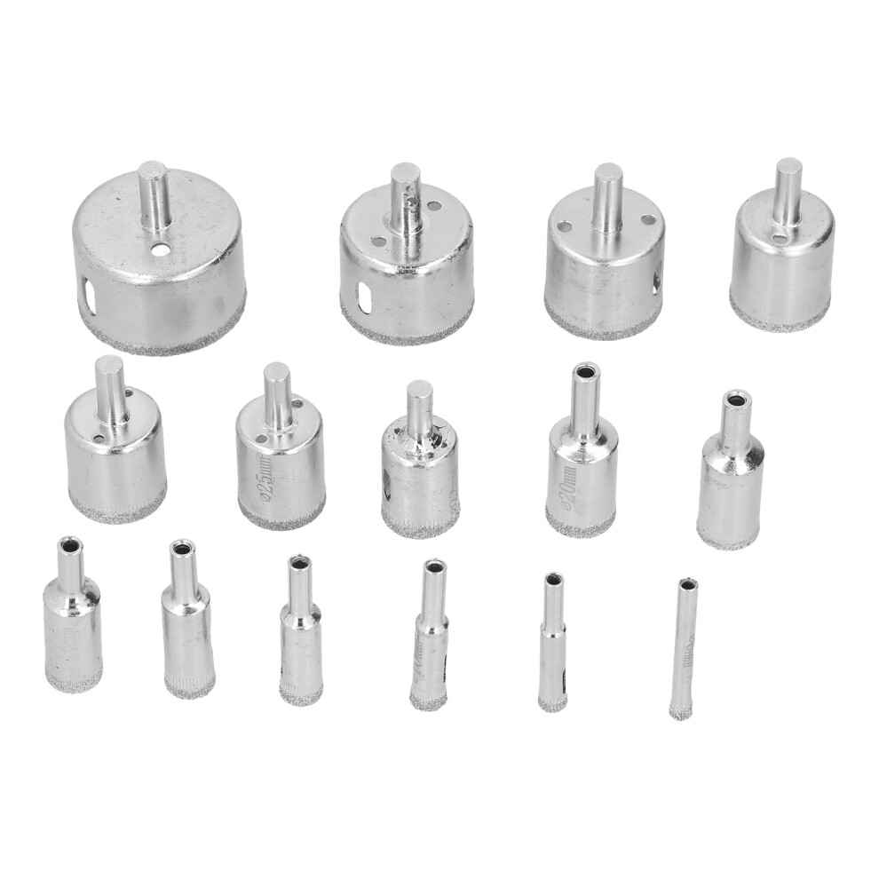 15-teiliges Diamantbohrer-Set, Industriequalität,