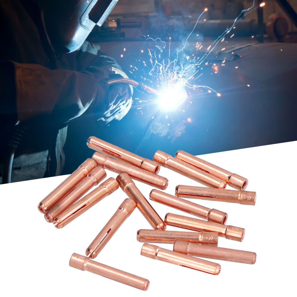 20Pcs Copper Tig Collet 1.6Mm Orifice For Qq150 Welding Torch Accessories 5081377120992