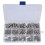 Rust Resistance Screws Assortment Socket Cap Screws Stainless Steel Hex Socket Oxidation Resistance Countersunk Flat Head Metric System Kit for Wide 1