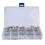 Rust Resistance Screws Assortment Socket Cap Screws Stainless Steel Hex Socket Oxidation Resistance Countersunk Flat Head Metric System Kit for Wide 8